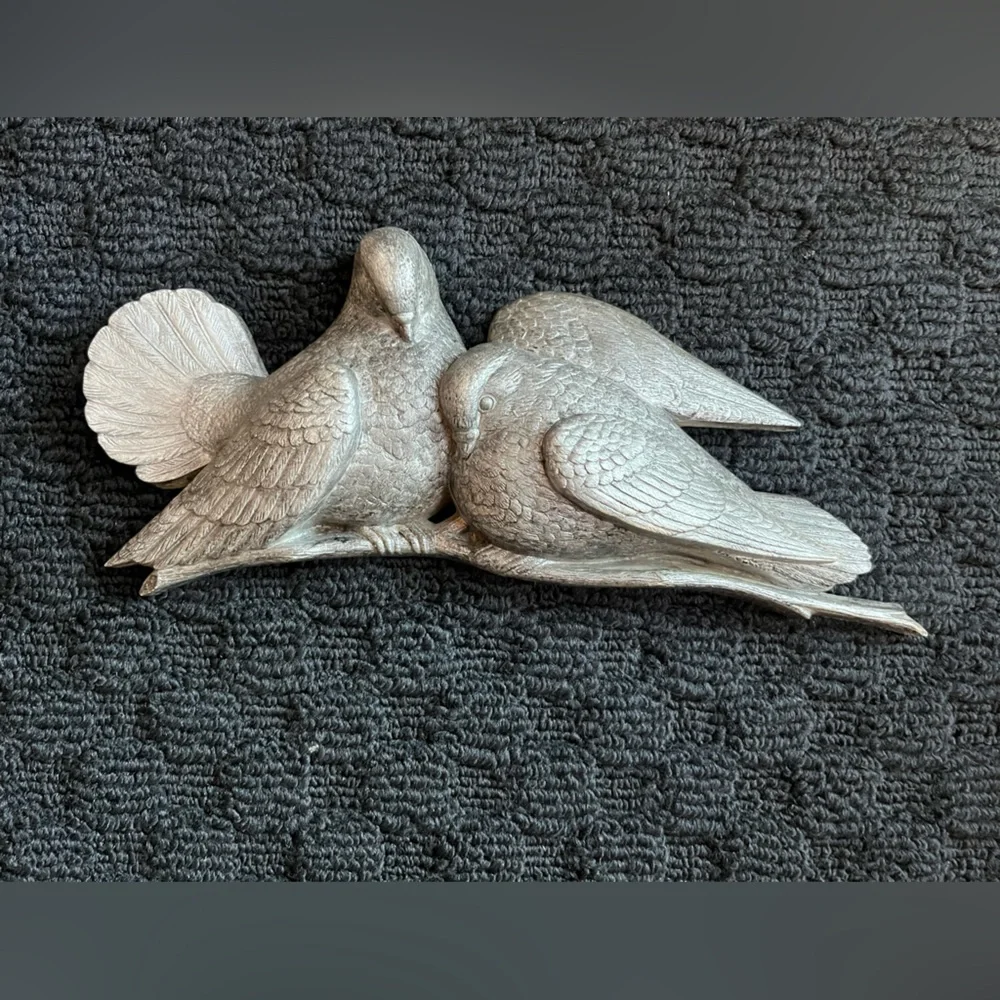 Vintage Burwood Products Dove Wall Decor 3 Piece Set 1977 - Picture 3 of 12